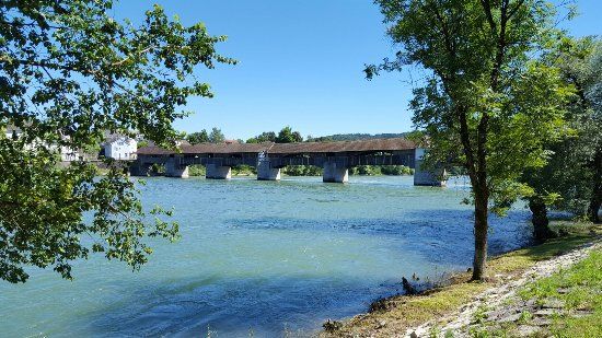 de Holzbrücke van Bad Säckingen
